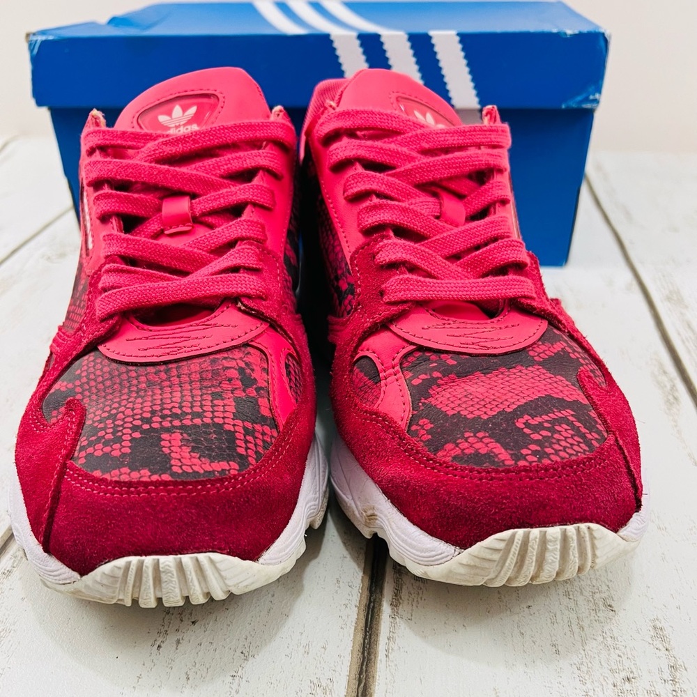 Adidas Women’s Falcon FV4481 Sneakers Sport Shoes Sz.8 Bright Pink Rare - Picture 7 of 10